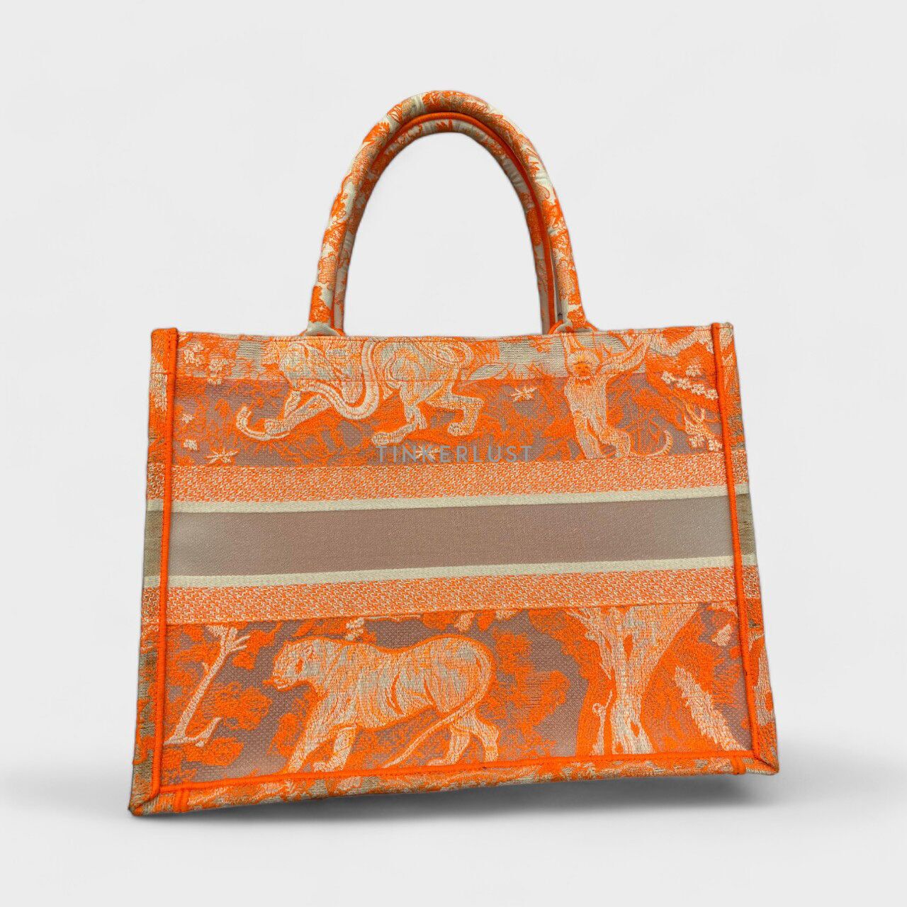 Christian dior tote bag orange online
